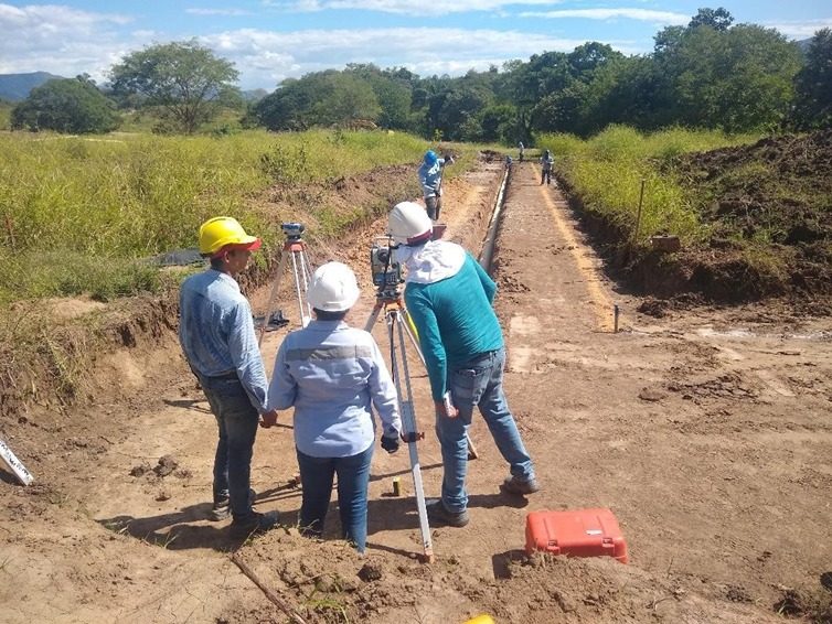 Topografía para red de gas