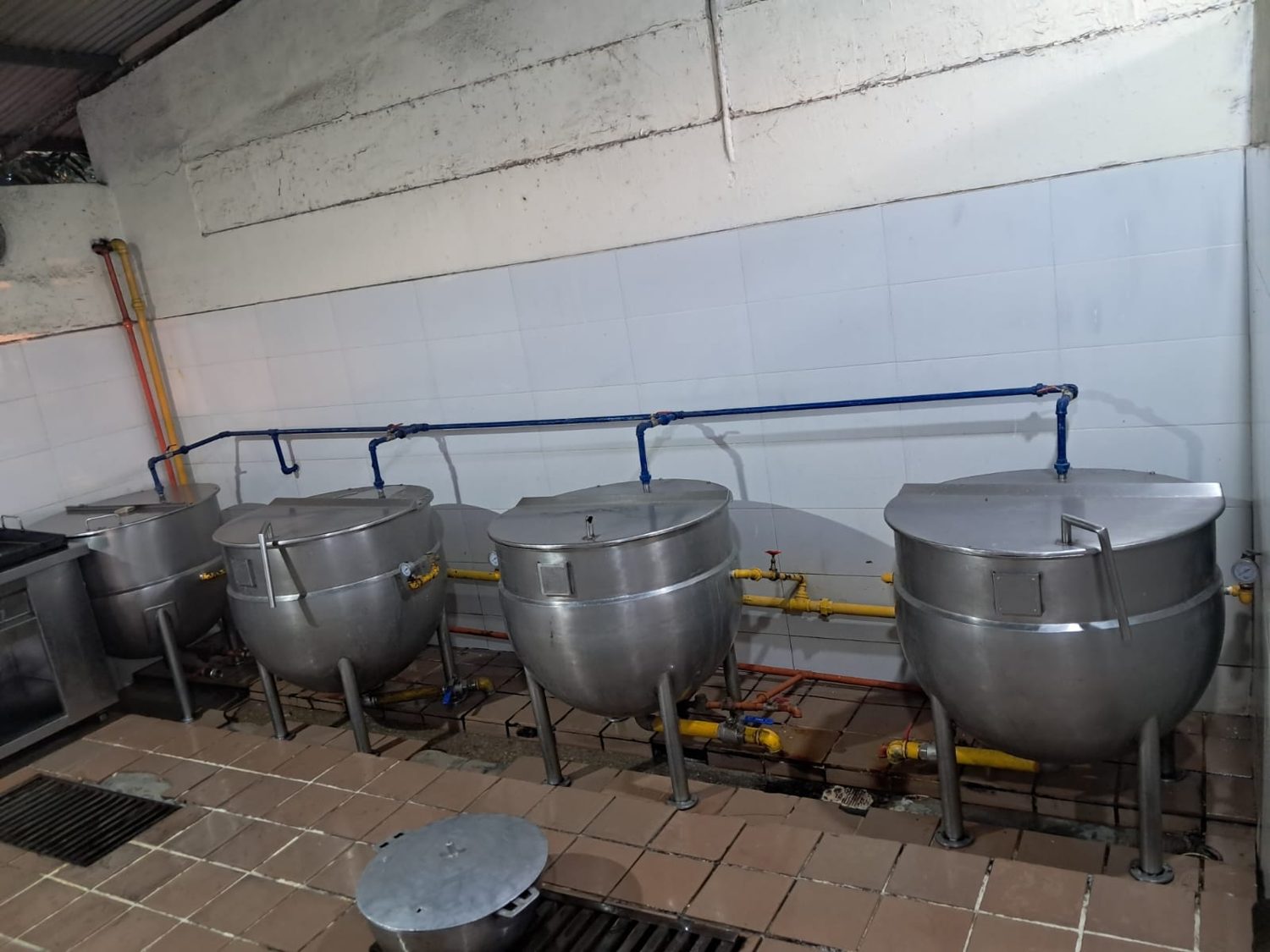 Marmitas industriales a gas